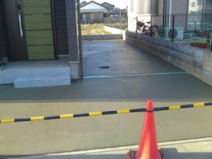 外構工事施工状況