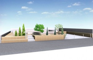 川越市の外構イメージパース