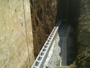 型枠ブロック積み